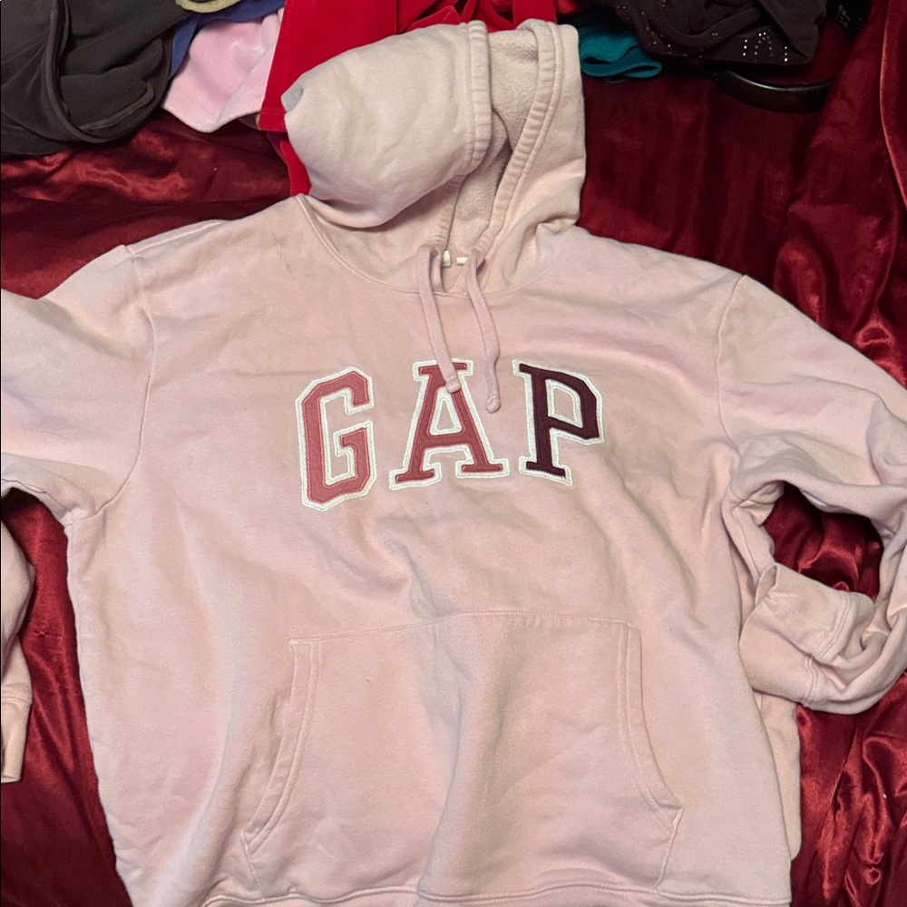 GAP Light Pink Pullover Hoodie